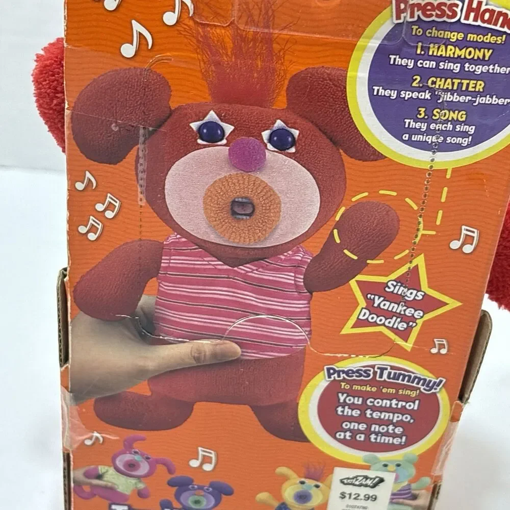 Red Plush The Sing-a-ma-jigs! Love Singing Together Mattel (2010) NOS